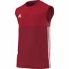 St Michael's On Wyre Primary School Adidas Red Training Vest -Cricket Clothing Shop aj5283