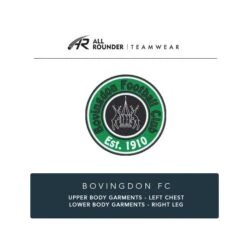 Bovingdon FC Coaches Black Adidas Stadium Jacket