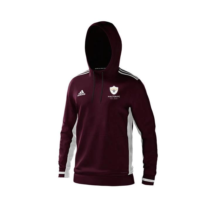 Halton Maroons FC Adidas Maroon Hoody 3 Halton Maroons FC Adidas Maroon Hoody