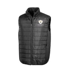 Halton Maroons FC Black Padded Gilet