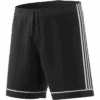 Adidas Squadra 17 Black Training Shorts -Cricket Clothing Shop bk4766