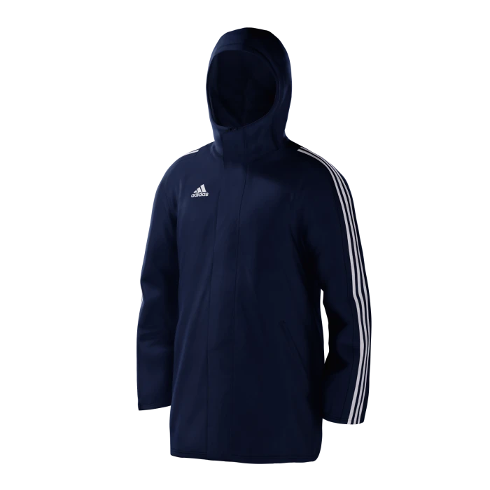 Mill Hill Villiage FC Navy Adidas Stadium Jacket 3 Mill Hill Villiage FC Navy Adidas Stadium Jacket