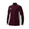 Adidas Maroon 1/4 Zip Sports Training Top Jersey -Cricket Clothing Shop dw6766 mrn 2