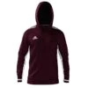Oakwood Park Grammar School CC Adidas Maroon Junior Hoody -Cricket Clothing Shop dw6784 mrn 1