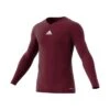 Adidas Long Sleeve Maroon Base Layer -Cricket Clothing Shop gn7503