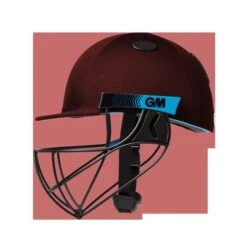 2024 Gunn And Moore Neon Geo Cricket Helmet -Cricket Clothing Shop neon geo side rt maroon