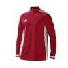 Adidas Red 1/4 Zip Sports Training Top Jersey -Cricket Clothing Shop reddw6766 red