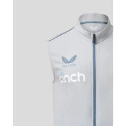 Castore ECB England Training Gilet -Cricket Clothing Shop tm1361 pearl blue 4